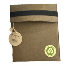 NWT The Earth Company Natural iPad 10in Protective Felt Lined Sleeve For Tablets picture