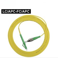 [2pcs] LC APC‑FC APC Simplex OS2 9/125 Fiber Patch Cord LSZH FTTH picture