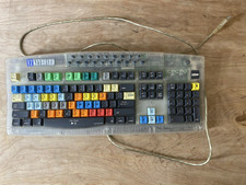 Keyboard Macally USB Multi Media for Macintosh EZ Keyboard Imediakey Clear picture