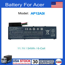 AP12A3i Battery For Acer Timeline Ultra M3 M5 M5-481TG M3-581TG AP12A4i 54Wh US picture
