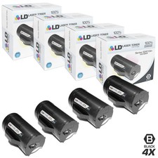 LD Compatible Dell 593-BBMF 4PK HY Black Toners for S2810DN, H815DW, S2815DN picture