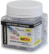 Platinum Tools Ezex48 Connector 100/Jar Accessory Box (202048J)  picture