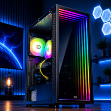 Custom RGB Gaming Desktop PC Intel Core i7 3.40 32 GB 1TB SSD Nvidia RTX 5060 picture