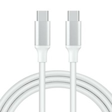 White 5ft USB Type-C to USB-C 3.1 Charging Cable M-Male for Huawei Xiaomi laptop picture