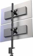 VIVO Dual Vertically Stacked Monitor Desk Mount for 2 Ultrawides up to 34 Inches picture