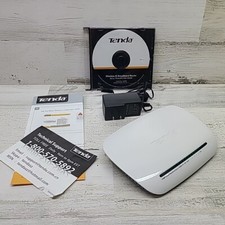 Tenda Wireless N Broadband Router W268R 9 Volt 1 Amp User Guide CD Instructions picture