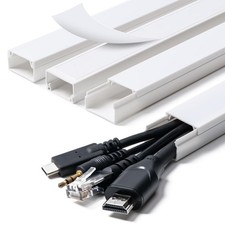 58in Cord Hider, Cable Hider, Cord Covers for Wires on Wall, Paintable Cable Cov picture
