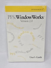 Vintage PFS: WindowWorks Version 2.0 & WinFax Lite User's Guide Set - SEALED picture