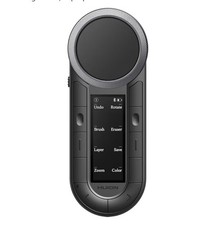 HUION Keydial Remote Bluetooth Programmable Keypad Dual Dials 60 Customized Keys picture