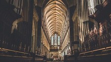 Landscape cathedral church architecture building Custom Gaming Mat Desk picture