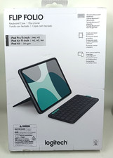 New Logitech Flip Folio Keyboard Case for iPad Pro 11-inch 920-013369 picture