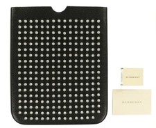 BURBERRY Black Spike Leather iPad Sleeve 134607 picture