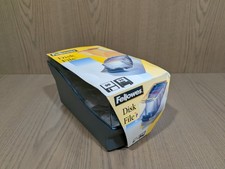 Fellowes Disk File 50 Charcoal Floppy Disk Storage Organizer Case New NOS 66937 picture
