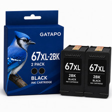 67XL-2BK Ink Cartridge for Deskjet 2700e 2800e 2755e 4155e Envy 6055e picture