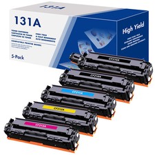 5X CF210A 131A Toner Cartridge Compatible With HP LaserJet Pro MFP M276n M276nw picture