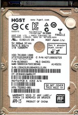 HGST Hitachi HTS721010A9E630 1TB HDD: 7K1000-1000 P/N: 0J30603 MLC: DA6351 6.0Gb picture