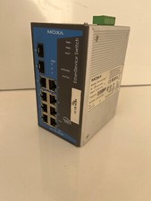 Moxa EDS-510A-1GT2SFP Gigabit Switch 7X 10/100 + 1X 1000 & incl 2X SFP's EX PSU picture