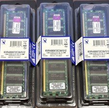 Pack of 3 Kingston 512MB Non-ECC DDR 400 PC 3200 Memory KVR400X64C3A/512 picture