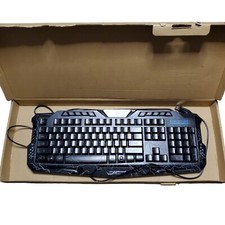 BlueFinger Gaming Keyboard USB Wired LED Backlit 3 Color Light Change Parameter picture