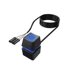 Computer External Power Switch Button Cable LED PC Motherboard Desktop On/Off picture