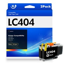 2Pack LC404 Black Ink Compatible For Brother MFC-J1205W MFC-J1215W MFC-J1205W XL picture