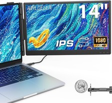 14 inch Dual Laptop Screen Extender 1080P FHD Portable Monitor for 13-16 inch picture