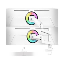 Dual Monitor Arm for 13-49 Inch Ultrawide Screens, Heavy Duty Monitor Mount f... picture
