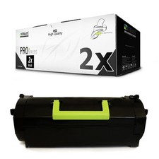 2x MWT PRO Cartridge XXL replaces Lexmark 24B6015 M 5100-Series M-5155 M-5163 picture