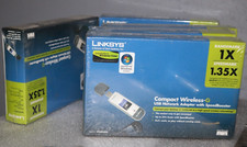 LOT OF 5 Linksys WUSB54GSC Compact Wireless-G USB Network Adapter Speed Booster picture