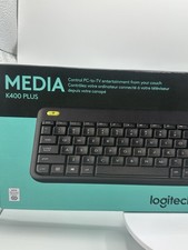 Logitech Media K400 Plus Wireless Touch Keyboard Built-in Touchpad - Black - New picture