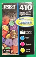 Genuine Epson 410 Ink Cartridge Combo B/C/M/Y-For Epson XP830 Printer-OEM-4PK picture