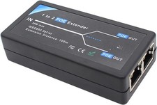 POE Extender 2 Port PoE-Powered PoE-sourcing ethernet Switch Repeater 100m 1 picture