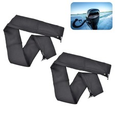 2 PCS 48Inch Trolling Motor Cable Sleeve Black Zippered Rigging Organizer picture