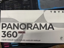 TRYX Panorama 360 ARGB 6.5'' AMOLED Curved Screen 3D Display AIO CPU Cooler  - W picture