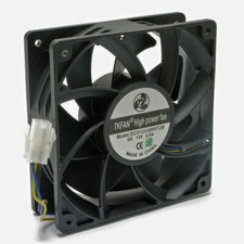 60-Lot TKFAN ULTRA HIGH SPEED FANS 12V 120x38mm 285CFM 3-PIN PWM MINER SERVER picture