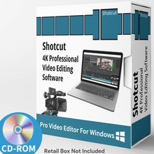 Shotcut Professional HD Video Editing Software Suite- for Windows on CD-ROM picture