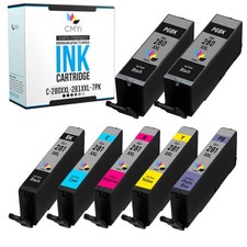 7PK Black Color Ink Cartridges for Canon PGI-280XXL CLI-281XXL Fits PIXMA TR TS picture