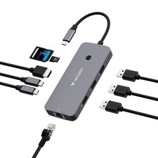 Verbatim W128869175 32152 USB-C Pro Multiport Hub 9 Port CMH-09 ~E~ picture