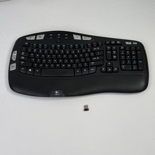 Logitech K350 Wireless Wave Ergonomic Keyboard w Unifying Receiver picture