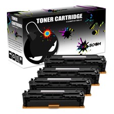 4 Black Toner replace for HP CF210A 131A LaserJet Pro 200 Color M251 M251n M276n picture