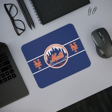 mousepad new york mets mlb, mouse pad baseball, desk mat picture