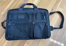 Tumi Alpha 2 26516DL9 T-Pass Black Briefcase Messenger Laptop Bag picture