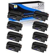 8PK Q7553X 53X Black Toner Cartridge For HP LaserJet  M2727 MFP P2014 P2015 INK picture