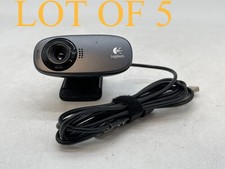 LOT OF 5 Logitech C310 720p 30 FPS HD Webcam V-U0015 Wired USB  picture