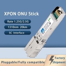 1.25/2.25G 1310nm 20km  XPON ONU Stick With MAC SC HSGQ V08 with DDM XPON picture