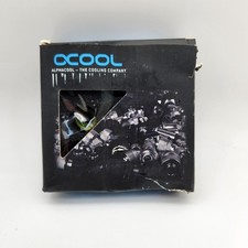 Lot of 5 Alphacool 17226 Eiszapfen 16/10mm Compression Fitting G1/4 - Deep Black picture