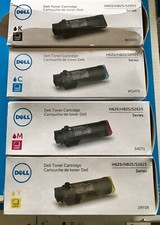 4 x Genuine Toner DELL H625 H825 S2825 / NCH0D WG4T0 042T1 2RF0R Cartridge Set picture