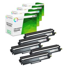 5Pk TCT Premium TN229 BCYM HY for Compatible Brother MFCL3780CDW Toner Cartridge picture
