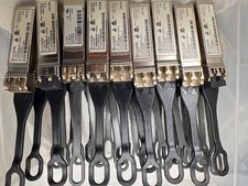 Lot of 9 GENUINE Brocade 16GbE 850nm SFP+ Transceiver Module P/N: 57-0000088-01 picture