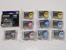 Lot of 11 New Genuine Epson 98 & 78 Ink Cartridges - Sealed picture